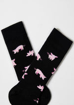 Load image into Gallery viewer, Calzini BePig Black - in Cotone Organico