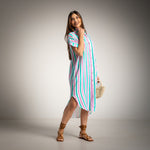 Load image into Gallery viewer, Abito camicia con tasche