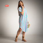 Load image into Gallery viewer, Abito camicia con tasche