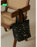 Carica l'immagine nel visualizzatore di Gallery, Mini borsa Tote con cristalli NC