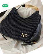 Load image into Gallery viewer, Borsa gondola texture manico in metallo