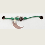 Carica l'immagine nel visualizzatore di Gallery, Bracciale filo magico ditale e quadrifoglio