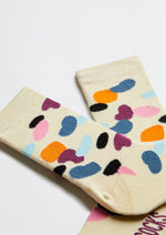 Load image into Gallery viewer, Calzini BeAbstract Beige - in Cotone Organico