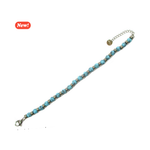 Load image into Gallery viewer, Bracciale in acciaio con perline
