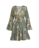 Load image into Gallery viewer, Abito fantasia foglie