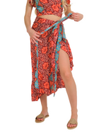 Carica l'immagine nel visualizzatore di Gallery, Gonna lunga fantasia