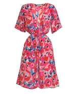 Load image into Gallery viewer, Abito corto fantasia flowers