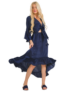 Load image into Gallery viewer, Abito lungo scollato