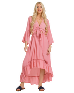 Load image into Gallery viewer, Abito lungo scollato