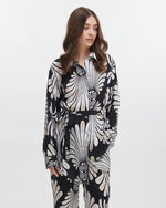 Load image into Gallery viewer, Camicia lunga con cintura