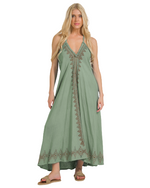 Load image into Gallery viewer, Abito lungo rombi