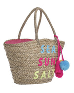 Carica l'immagine nel visualizzatore di Gallery, Borsa di paglia ''SEA SUN SALT''