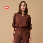 Load image into Gallery viewer, Camicia con colletto alla coreana