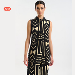 Load image into Gallery viewer, Tuta con motivi geometrici