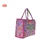 Load image into Gallery viewer, Borsa in tessuto con pappagalli