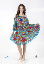 Load image into Gallery viewer, Abito corto con spalle scoperte