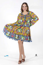 Carica l'immagine nel visualizzatore di Gallery, Abito corto a maniche lunghe