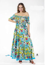 Load image into Gallery viewer, Abito lungo con spalle scoperte