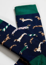 Load image into Gallery viewer, Calzini BePets Blue - in cotone organico