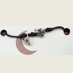 Carica l'immagine nel visualizzatore di Gallery, Bracciale filo magico ditale e quadrifoglio