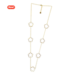 Carica l'immagine nel visualizzatore di Gallery, Collana con forme a fiore