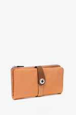 Carica l'immagine nel visualizzatore di Gallery, Portafoglio in pelle bicolore