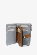 Carica l'immagine nel visualizzatore di Gallery, Portafoglio in pelle bicolore