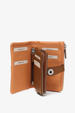 Carica l'immagine nel visualizzatore di Gallery, Portafoglio in pelle bicolore