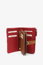 Carica l'immagine nel visualizzatore di Gallery, Portafoglio in pelle bicolore