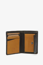 Load image into Gallery viewer, Portafoglio piccolo da uomo in pelle con protezione RFID