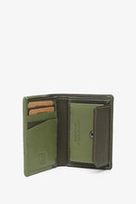 Load image into Gallery viewer, Portafoglio piccolo da uomo in pelle con protezione RFID