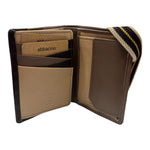 Load image into Gallery viewer, Portafoglio piccolo da uomo in pelle con protezione RFID