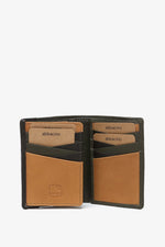 Load image into Gallery viewer, Portafoglio da uomo in pelle con protezione RFID