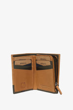 Load image into Gallery viewer, Portafoglio da uomo in pelle con protezione RFID