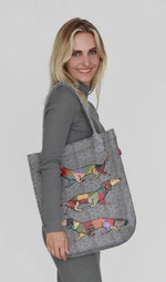 Load image into Gallery viewer, Joker Borsa Shopper in feltro