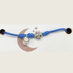 Carica l'immagine nel visualizzatore di Gallery, Bracciale filo magico ditale e quadrifoglio