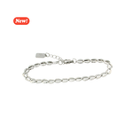 Carica l'immagine nel visualizzatore di Gallery, Bracciale catena maglie a goccia