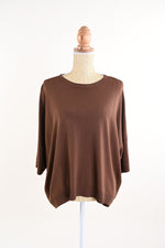 Carica l'immagine nel visualizzatore di Gallery, Maglia oversize con scollo a girocollo