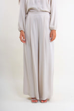 Carica l'immagine nel visualizzatore di Gallery, Pantaloni palazzo in viscosa fluida