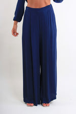 Carica l'immagine nel visualizzatore di Gallery, Pantaloni palazzo in viscosa fluida