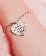 Load image into Gallery viewer, Bracciale cuore “Siamo fatti di sogni e Follia”
