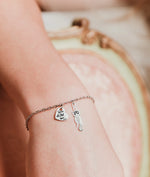 Load image into Gallery viewer, Bracciale Gatto di Alice “We are all mad here!”