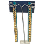 Load image into Gallery viewer, Orecchini catena colorata