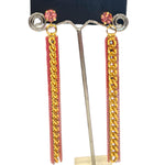 Load image into Gallery viewer, Orecchini catena colorata