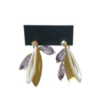 Load image into Gallery viewer, Orecchini foglie brillanti