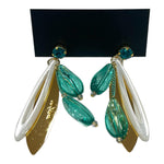 Load image into Gallery viewer, Orecchini foglie brillanti