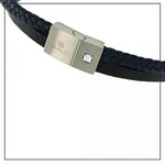 Carica l'immagine nel visualizzatore di Gallery, Bracciale in cuoio doppio giro