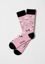Load image into Gallery viewer, Calzini BeSheep Pink - in Cotone Organico