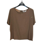 Load image into Gallery viewer, Blusa con spilla di piume