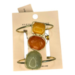 Carica l'immagine nel visualizzatore di Gallery, Bracciale rigido con pietre
